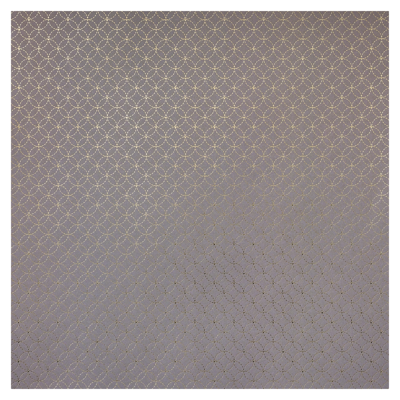 24 Pack: Black with Gold Circles Paper by Recollections™, 12" x 12"